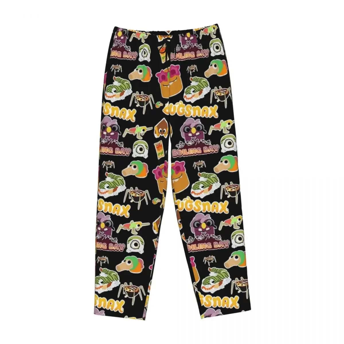 Custom Boiling Bay Bugsnax Fan Art Women Pajama Pants Lounge Sleep Sleepwear Bottoms with Pockets