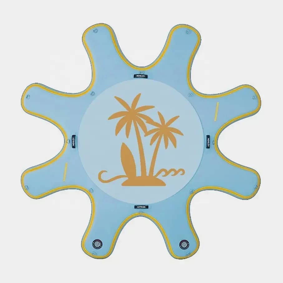 Inflatable Water yoga mat paddle board surfboard dock platform for yoga