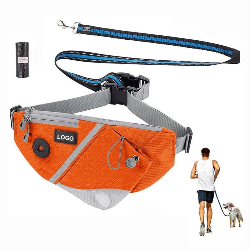 Nylon dog steering, racing breast, dog walking belt, snack bag, adjustable, for outdoor training, cross-border pet articles