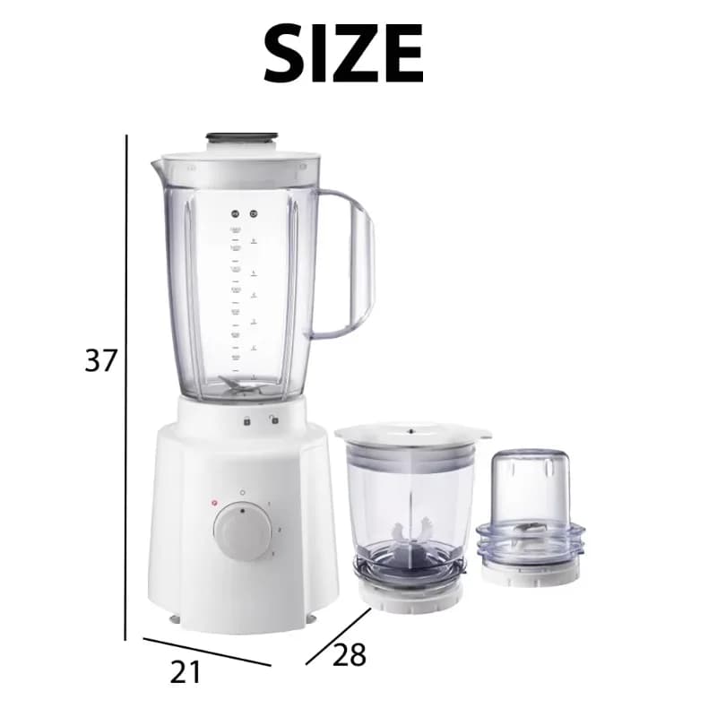 Wholesale 3 in 1Electric Food Processor Blender with Blender Grinder