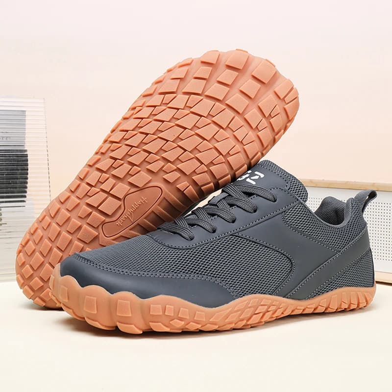 Men's Barefoot Shoes Wide Toe Breathable Mesh Walking Sneakers Non-Slip Casual Comfortable Outdoor Trail Running Shoes