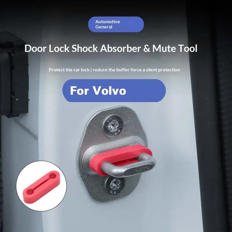Sound Damper Door Lock Buffer For Volvo XC40 XC60 XC90 S60 S90 S80 C30 V40 V60 V70 Rattling STOP Soundproof Deaf Seal Deadener