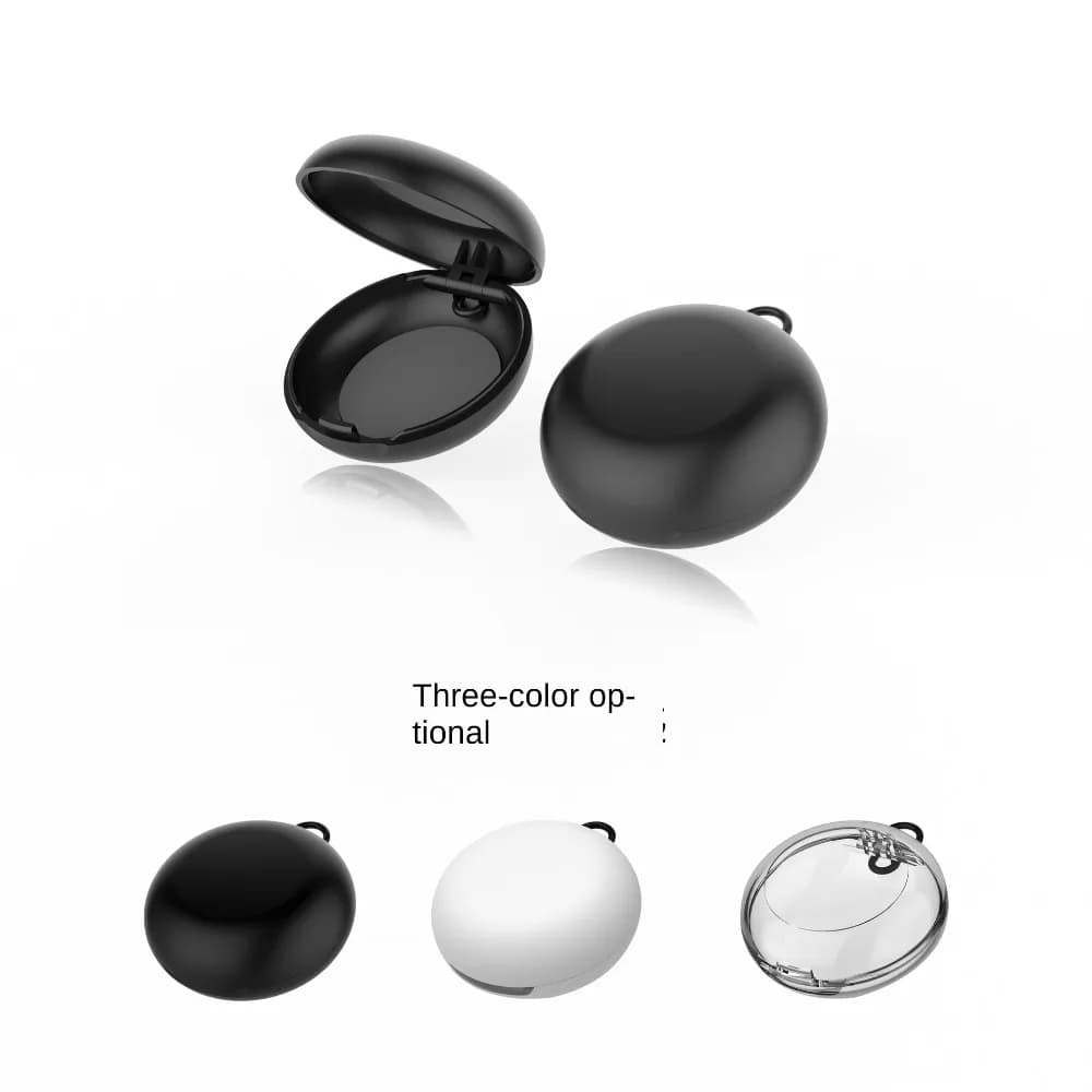 2024 New Round Square Shape Soundproof Earplug Box Earplug Storage Box Sleeping Earplug Storage Box Plastic Mini Earplug Case