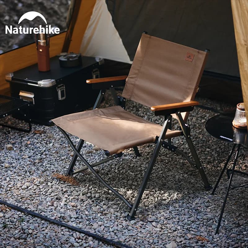 Naturehike 2024 Nuova sedia da campeggio Aperto rapido Portatile 120Kg Ad alto carico Sedile esterno Pieghevole da viaggio Pesca Giardino Kermit Sedie