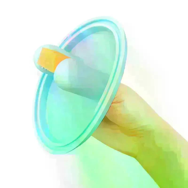 Contenitore per Snack in Silicone Antisporco con Coperchio, Pieghevole, per Noci, Frutta, Caramelle e Frutta Secca