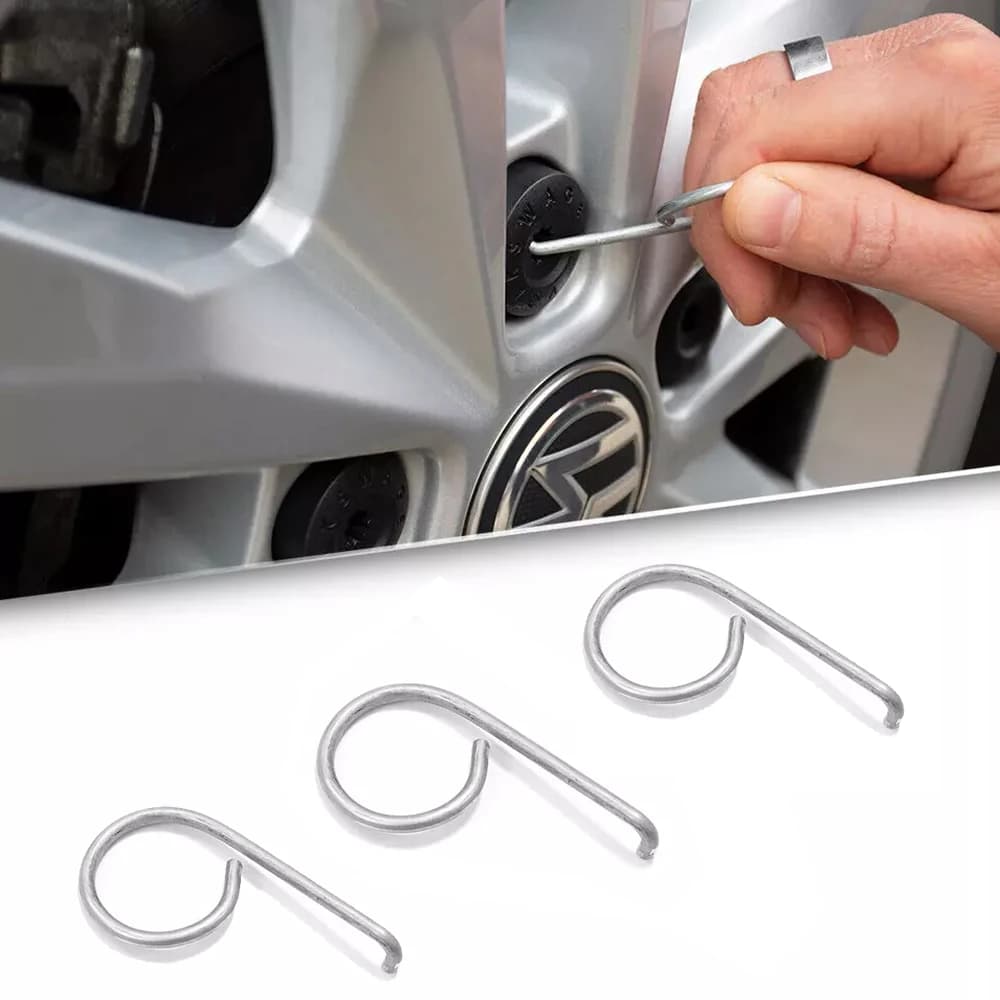6X 0012243 Universal Wheel Head Dart Cap Removal Tool for VW Audi Skoda Tyre Repair Kit