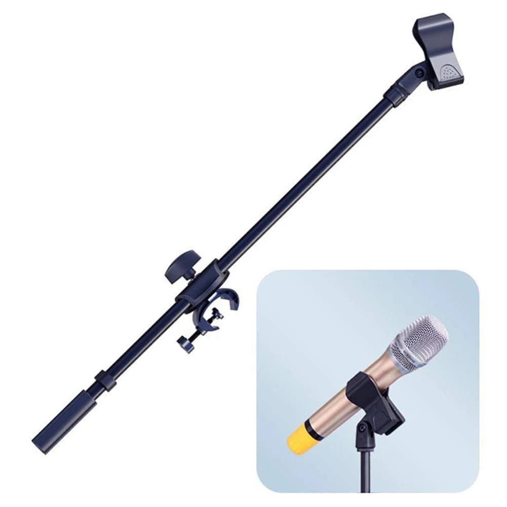 Supporto per microfono in metallo supporto per braccio regolabile supporto per microfono per impieghi gravosi supporto per telefono staffa di estensione 55CM