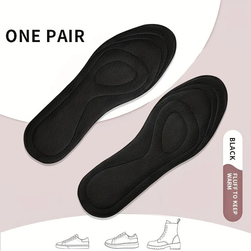 Solette termiche autoriscaldanti Inverno caldo unisex Fondo morbido a prova di freddo Comodo soletta in cotone deodorante invernale che assorbe il sudore