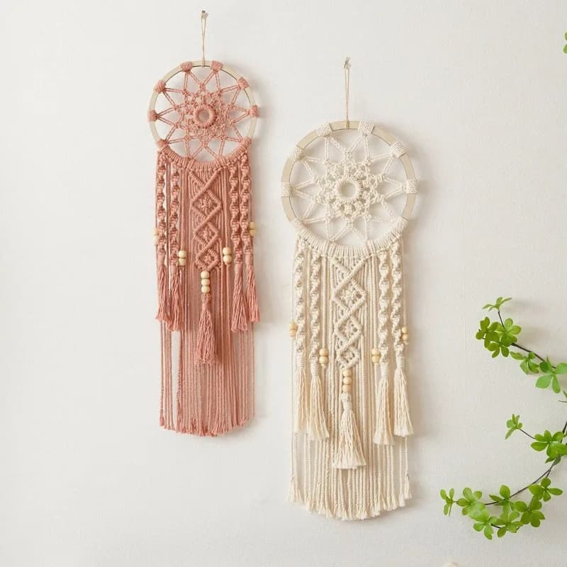 Bohemian Dreamcatcher Hand-woven Tapestries for Living Room, Bedroom, Children's Room and Background Wall Decoration