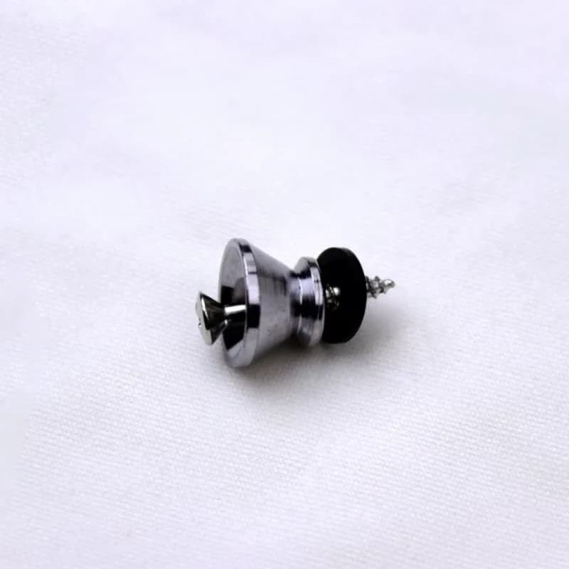 2 pezzi di chiusura per tracolla per chitarra calda, pioli di bloccaggio, perno, pulsante per cinghia terminale in metallo, per basso classico acustico, accessori per chitarra ukulele