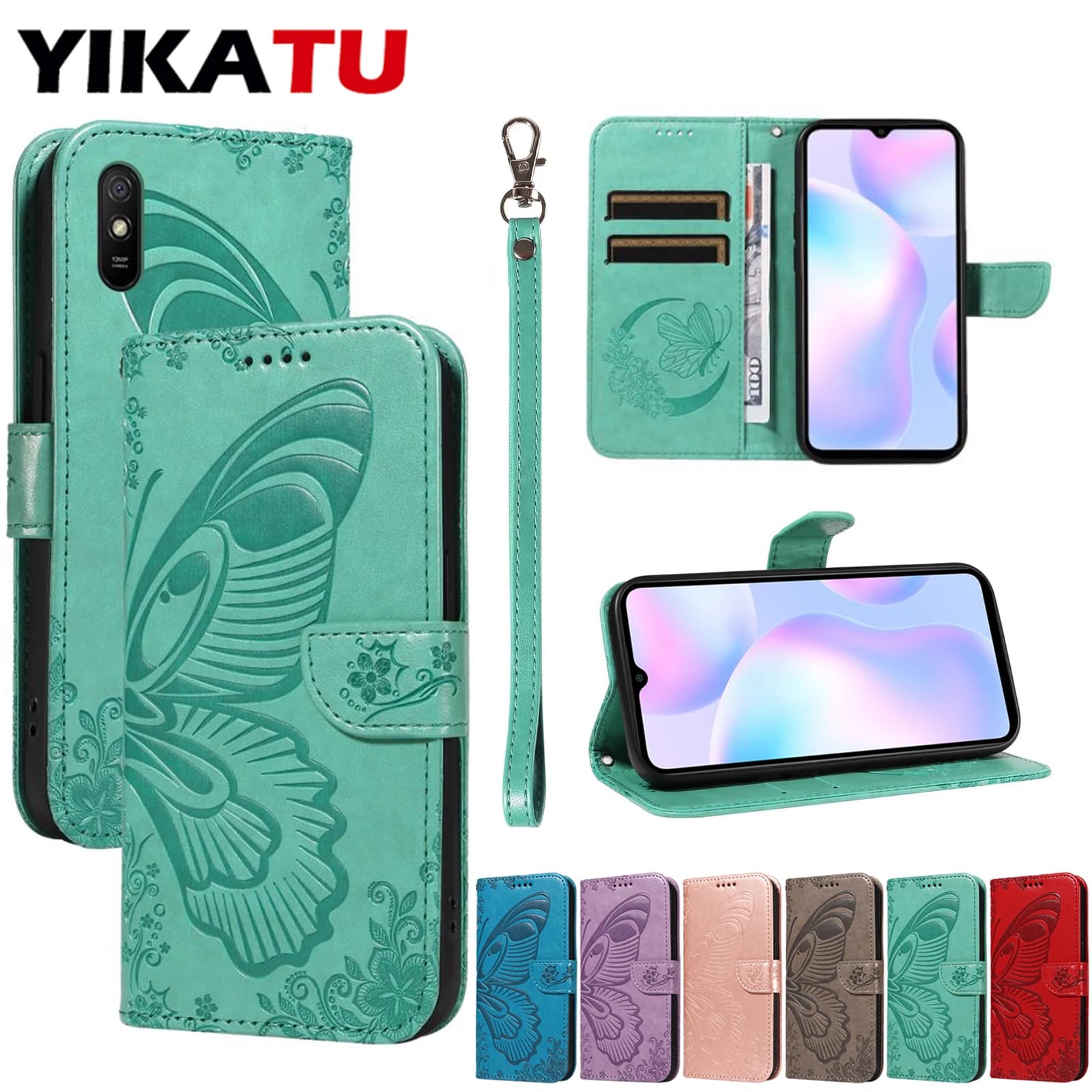 Magnetic Leather Case For Xiaomi Redmi Note 11 10T 10S 10 Pro 5G 9S 9 4G 8T 8 10X 10A 10 Prime 9T 9C 9A A5 A4 A3 Wallet Cover