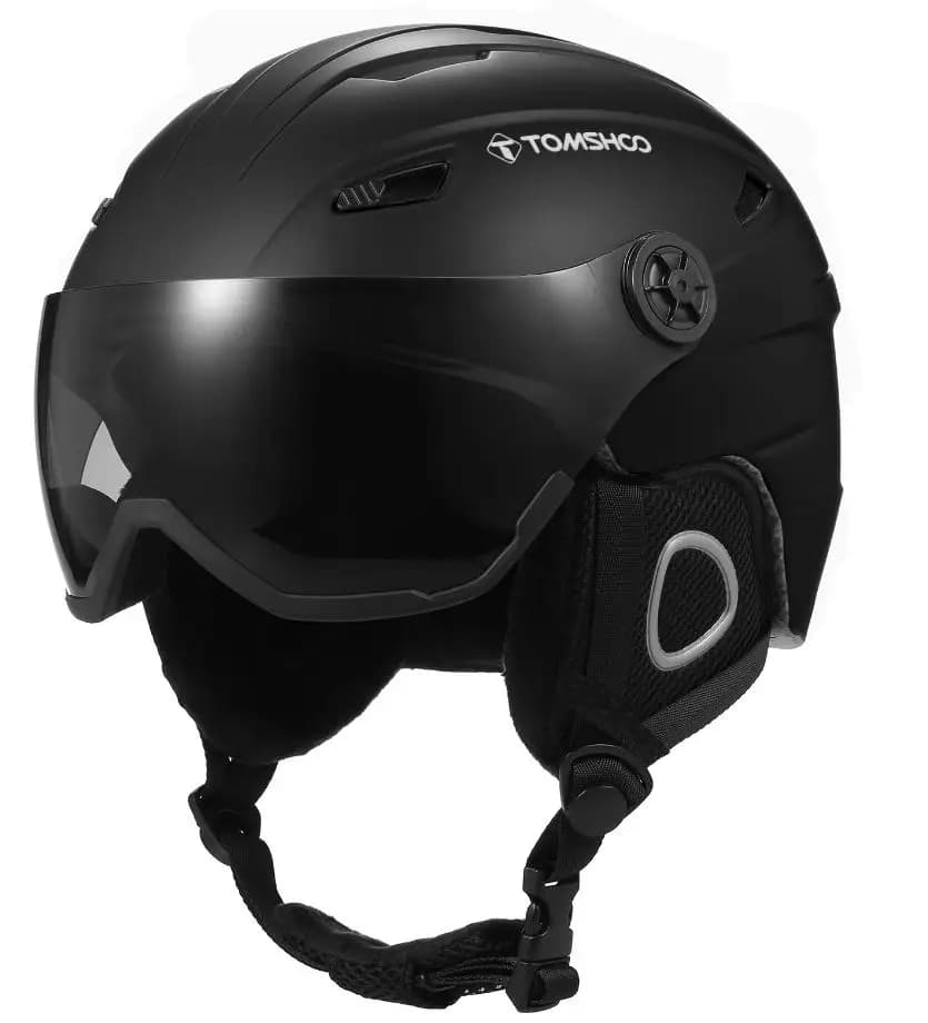 Ski Helmet Snowboard Helmet with Removable Goggles Inner Lining Lightweight Helmetfor Men and Women for Snowboarding and Biking