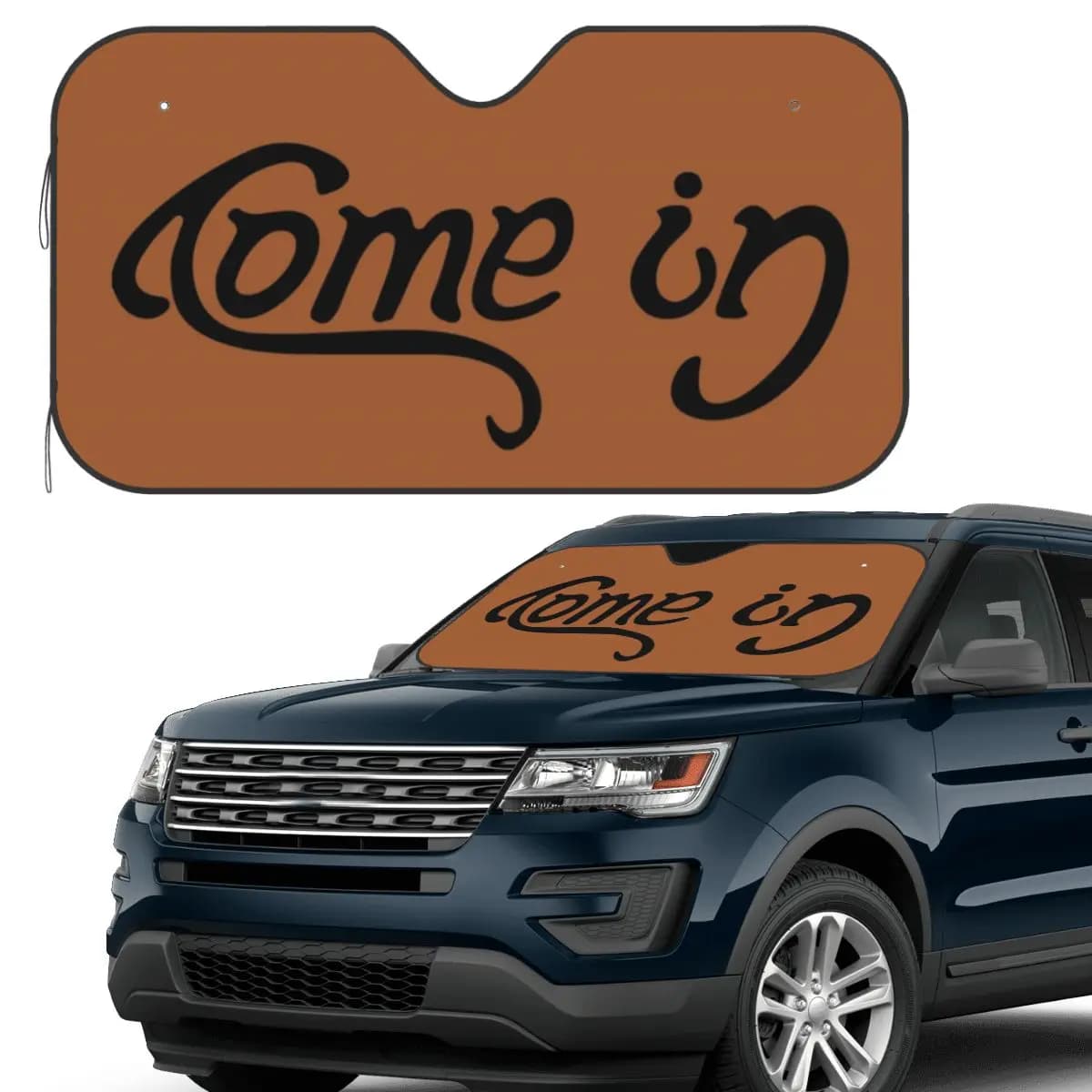 Come In Go Away Parasole Parabrezza Parabrezza anteriore per auto Finestra Parasole Accessori Coperture