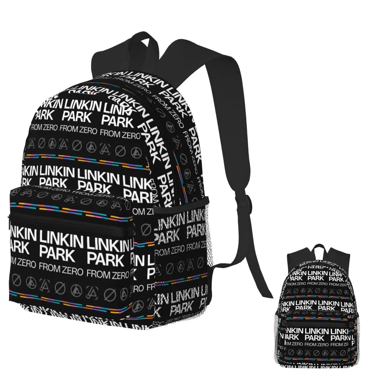 Linkin Park Zaino per studenti Borsa da scuola Zaino da viaggio per escursionismo per uomo Donna Borse a tracolla per libri alla moda
