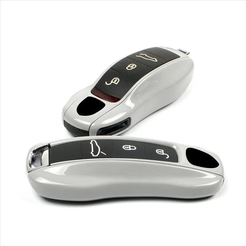 Custodia protettiva per chiave Shell per Porsche 911 Panamera Cayenne Macan Boxster Cayman Telecomando Fob Cover-M53K