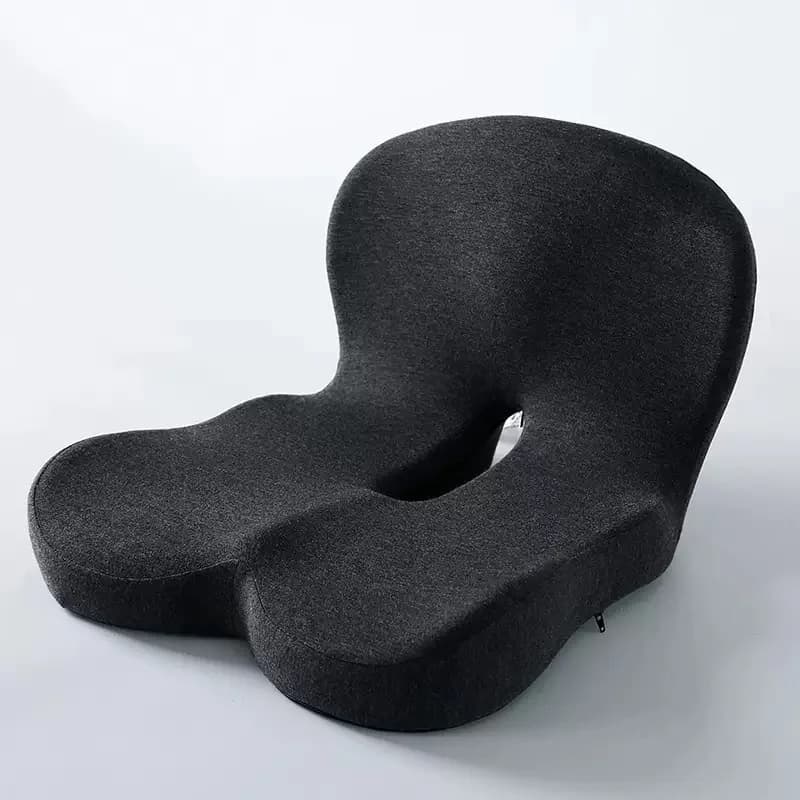 Memory Foam L Ergonomic Bearing for Relieving Pressure, Support for Hips, Life and Coccige, for Office and Seats