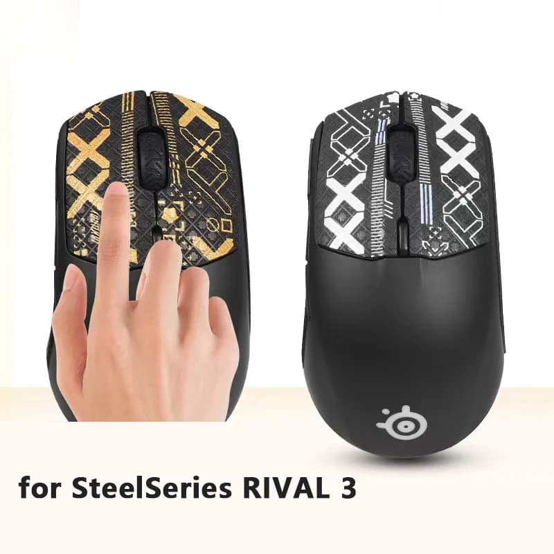 'Anti-slip adhesive for mouse, wear-resistant protective tape and sweat absorbent, SteelSeries Rival 3 E-Sport' game accessories