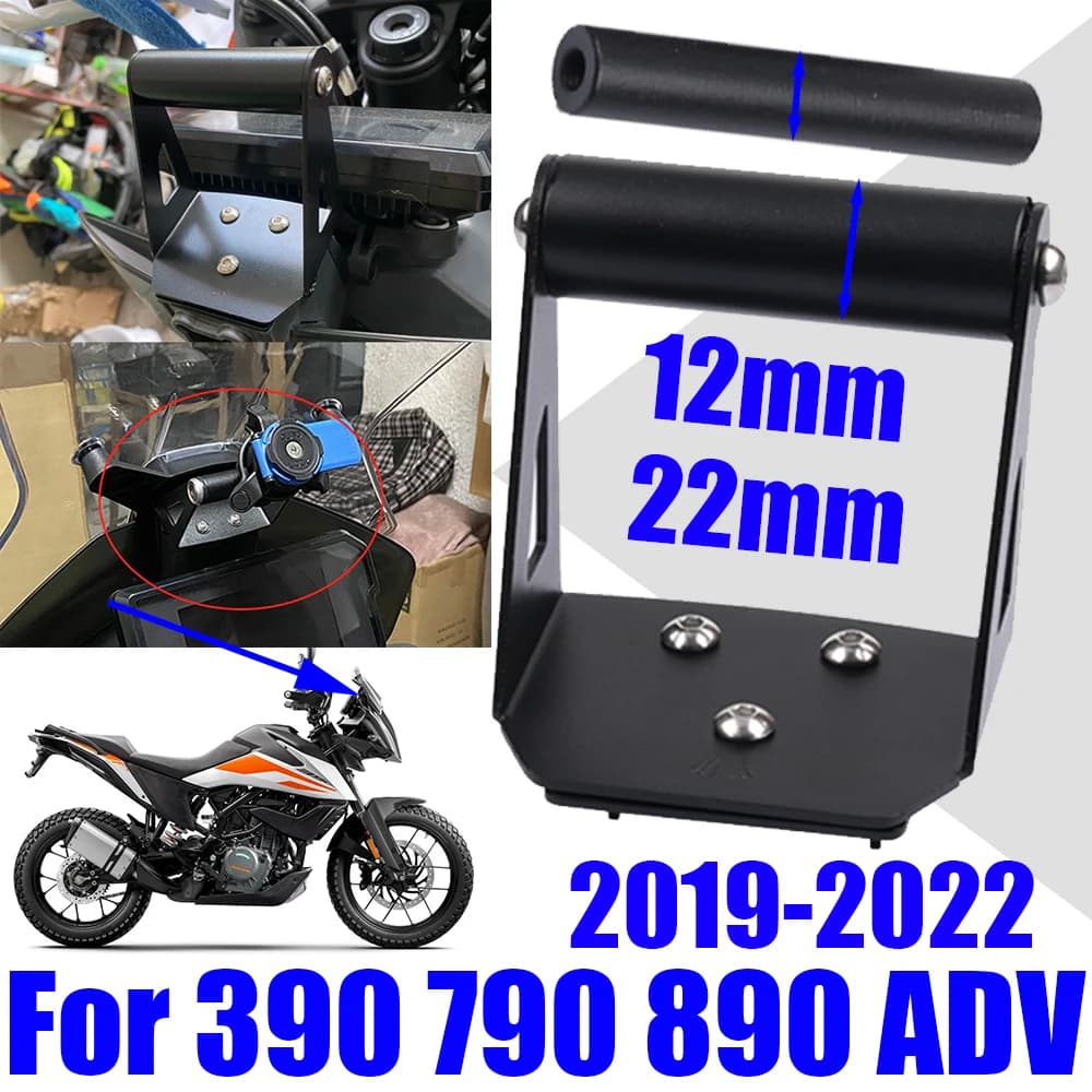 Supporto per smartphone per moto supporto per piastra di navigazione GPS per KTM 390 Adventure R 790 890 Adventure R S ADV accessori