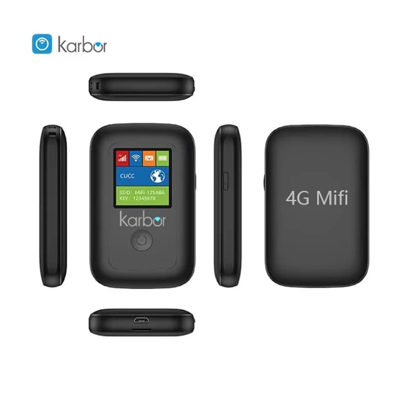 Karbor MIFI Miini Outdoor Pocket WiFi portatile 2.4G 3000mah Ripetitore batteria Router 4G LTE Slot per scheda SIM 150Mbps