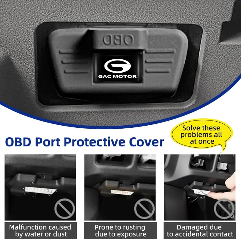 Car OBD Port All-in-One Dust Cover Silicone Clogging Cap Auto Accessories For GAC trumpchi GS3 GS4 GS5 GS8 Ga3 Ga4 Ga5 Ga6 Ga8