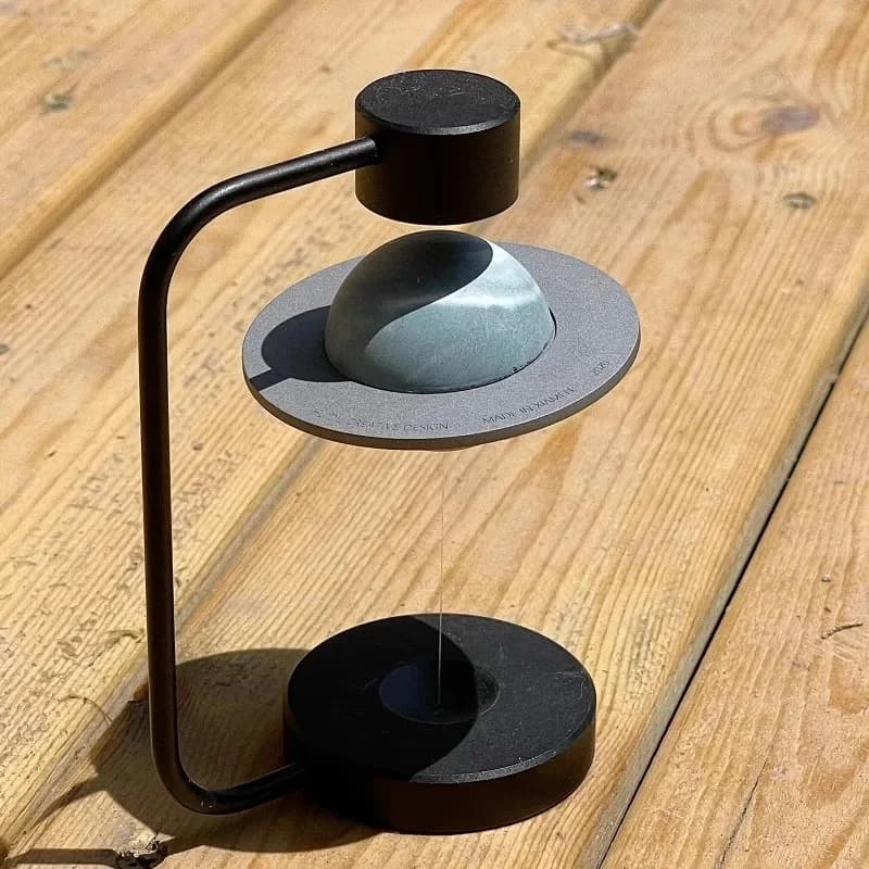 Asteroid suspended cement diffuser, fireless diffuser aromatherapy stone office ornament