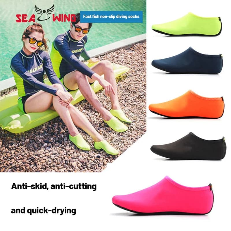 Summer beach shoes and socks for women swimming Non-slip creeper socks with quick drying soft bottom