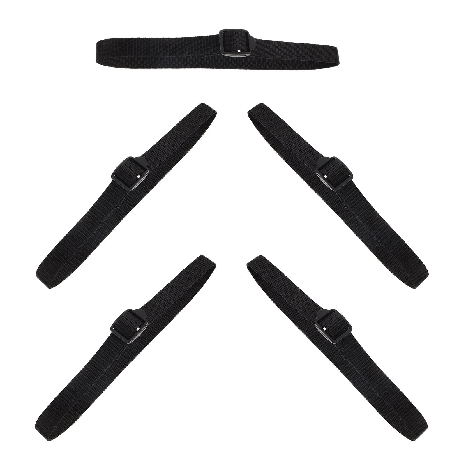 Set di 5 Cinturini da Polso per Bastoncini da Trekking, in Nylon, Resistenti e Regolabili, Accessori per Escursionismo e Sci