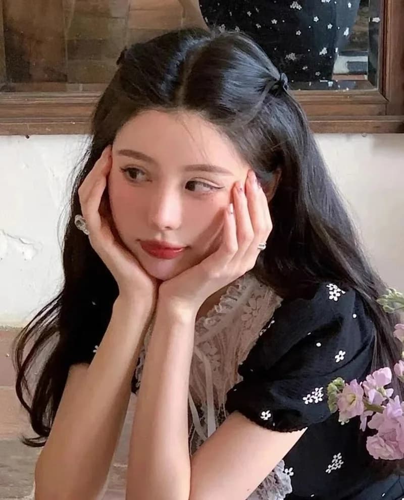 Korean net red trumpet mini princess head small grab clip hairpin side bangs clip forehead clip hair accessories