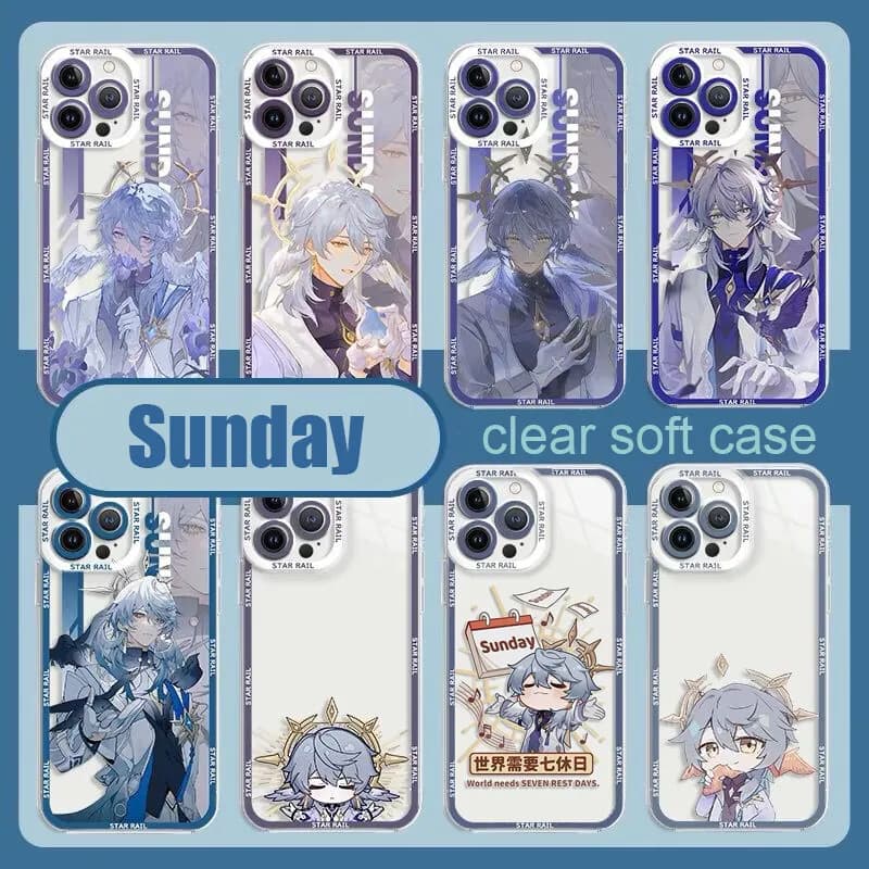 Honkai Star Rail Sunday Phone Case For Xiaomi Redmi Note 13 12 Pro Plus 4G 5G 10X 9 9S 9T 10 10S 11 11S 12S Pro Max Cover Clear