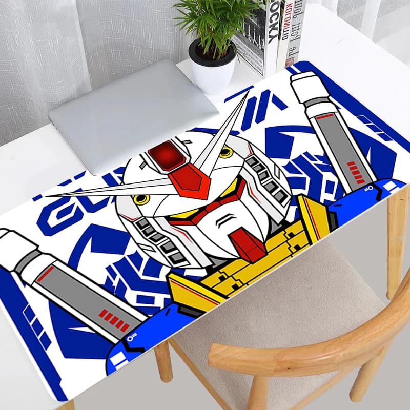 Mouse Pads Large Mechanical Warrior RX-78-2 G-gundam Gamer Keyboard Desk Mat Rubber Gaming Accessories Mousepad Anime Desk Decor
