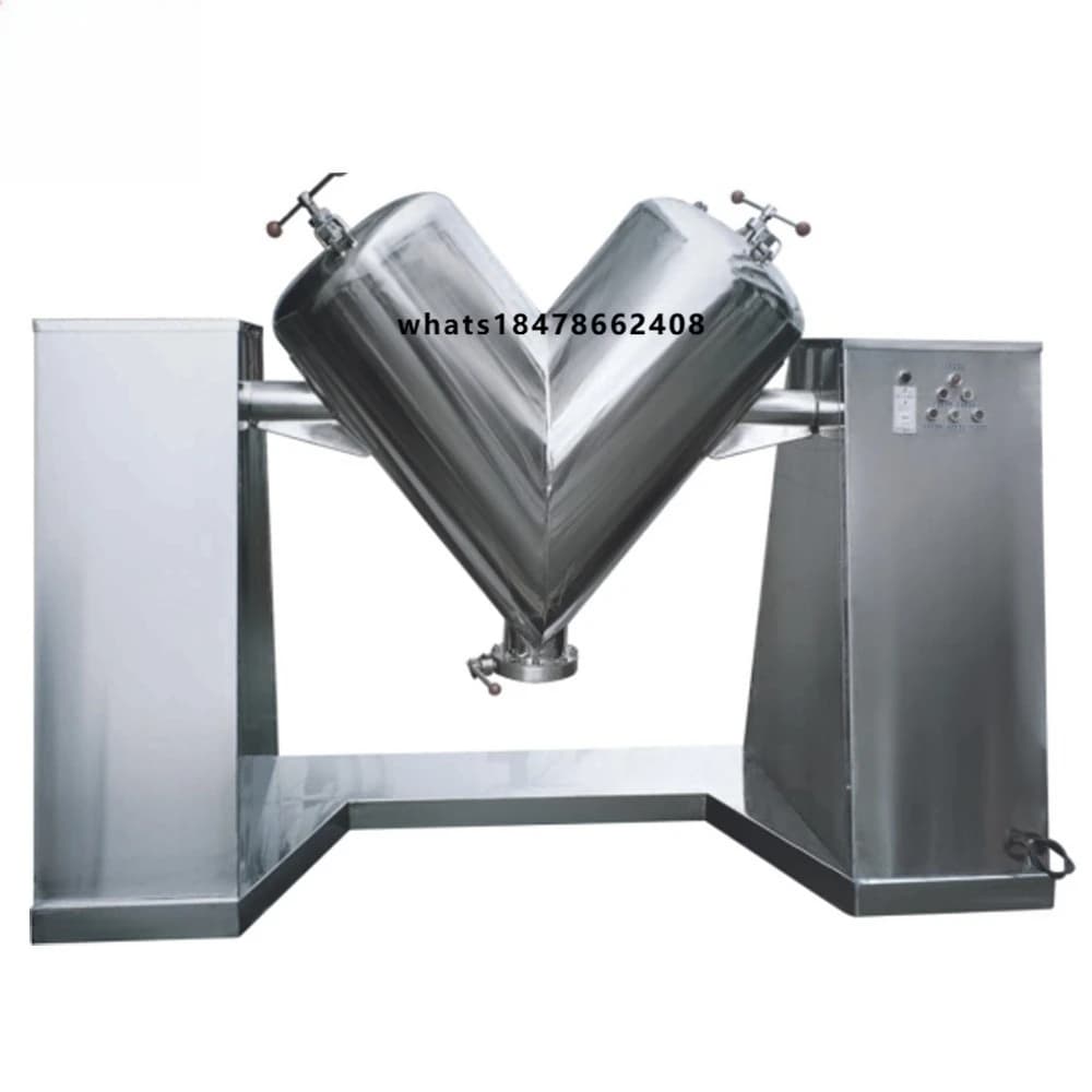 Customized V Type Stainless Steel Food v Shape Mixing Machine Food Processing V Blender
