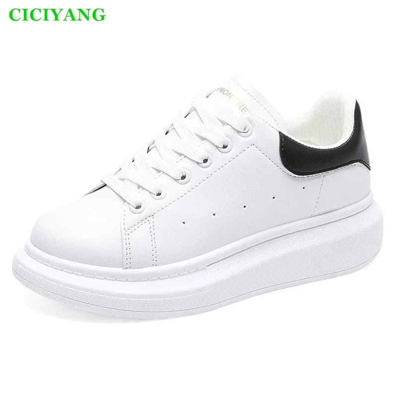 CICIYANG Designer Sneakers Zeppe Scarpe bianche Piattaforma femminile Tenis Feminino Scarpe casual Donna 2025 Primavera Nuove scarpe Alexander
