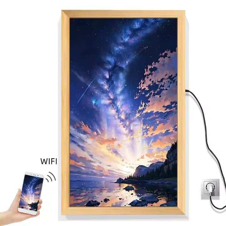 Factory Manufacturer 21.5 Inch A.ndroid WiFi A.nti-glare Screen LCD Photo Frame Video Digital Picture Frame
