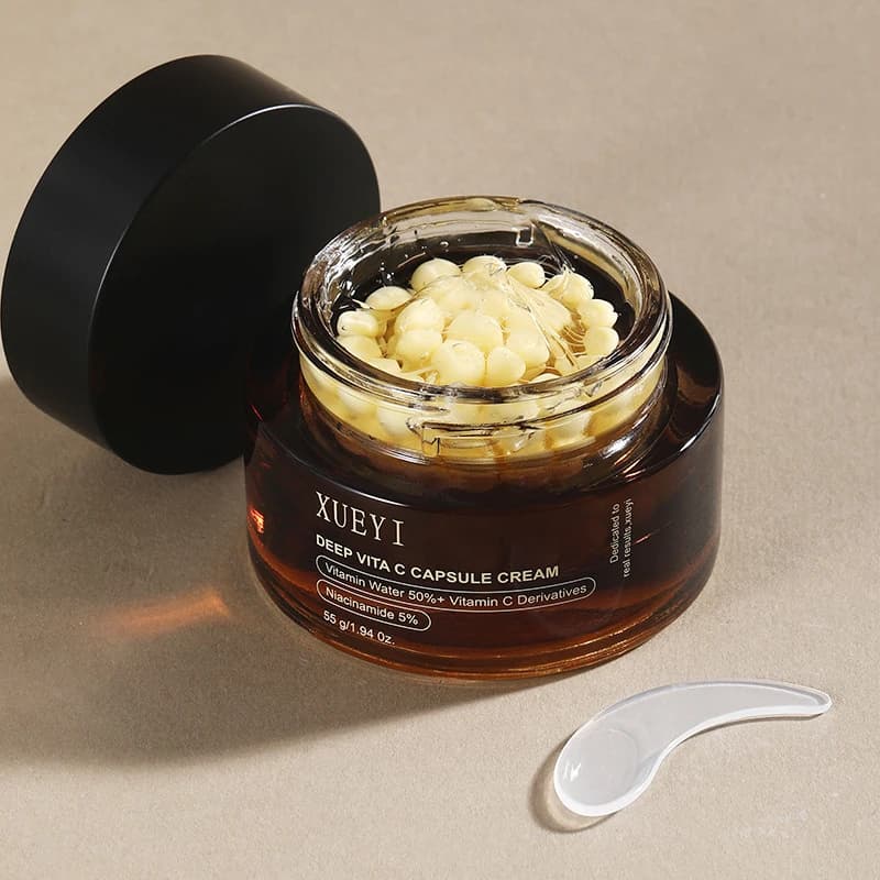 Marca Vc Capsule Crema antirughe Nuovo collagene Idratazione profonda Rassodante Schiarente Pelle delicata per il viso Crema delicata