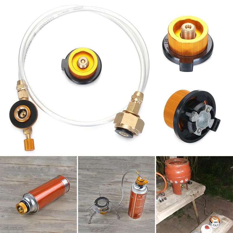 Charging adapter for propane for outdoor camping gas cooker Adapter for tank coupling Gas charging accessories Gas cooker equipment for hiking gas