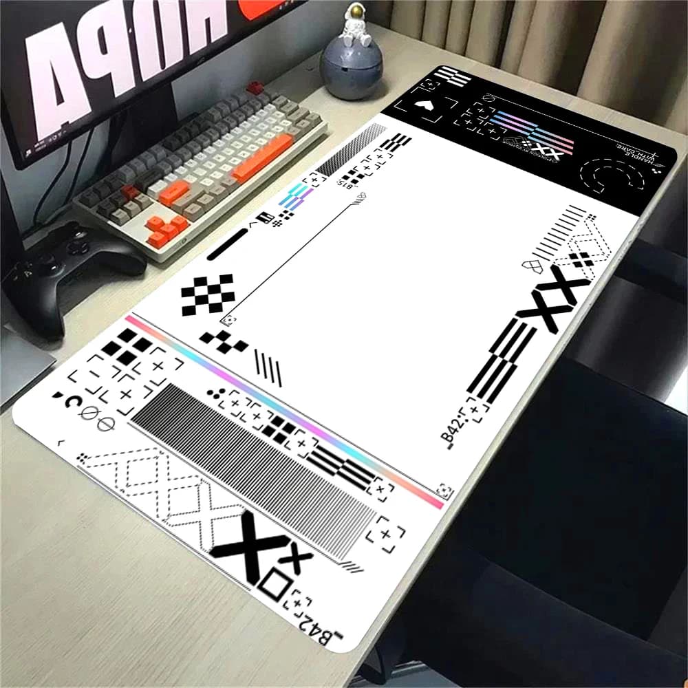 CSGO Anime Tappetini per mouse Tappetini per mouse per giocatori di grandi dimensioni 400x900 Lockdge Tappetino per mouse grande Gamer Tappetino per scrivania in gomma antiscivolo Design