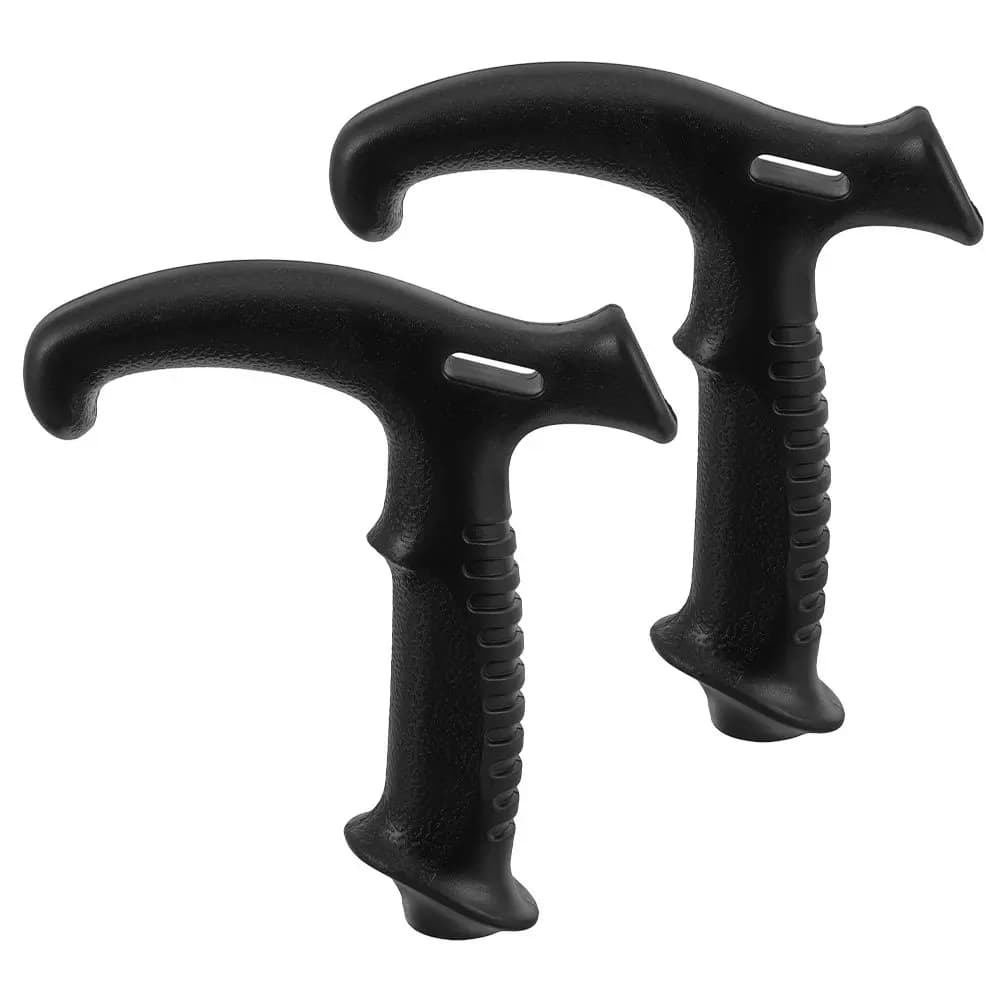 2 Pieces Trekking Stick Grips, Convenient Grips Anti-slip Plastic Padded Grips, Hiking Stick Spare Parts