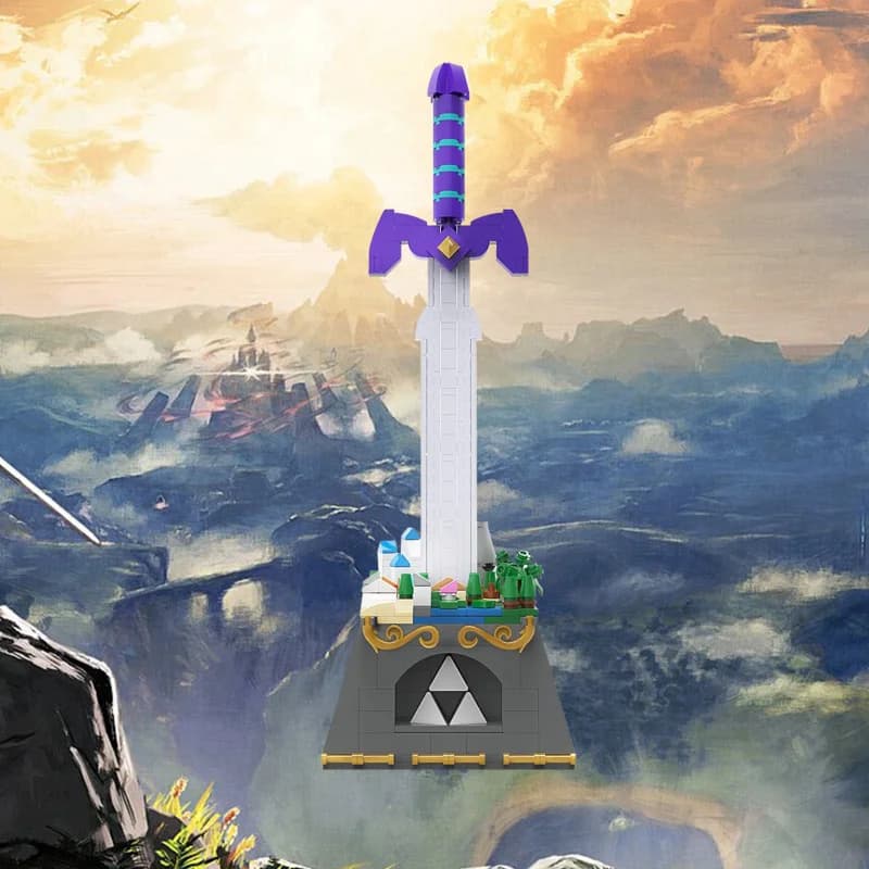MOCThe: Breath of Wild, Castello di Hyrule e Spada del Maestro - Set di Costruzioni