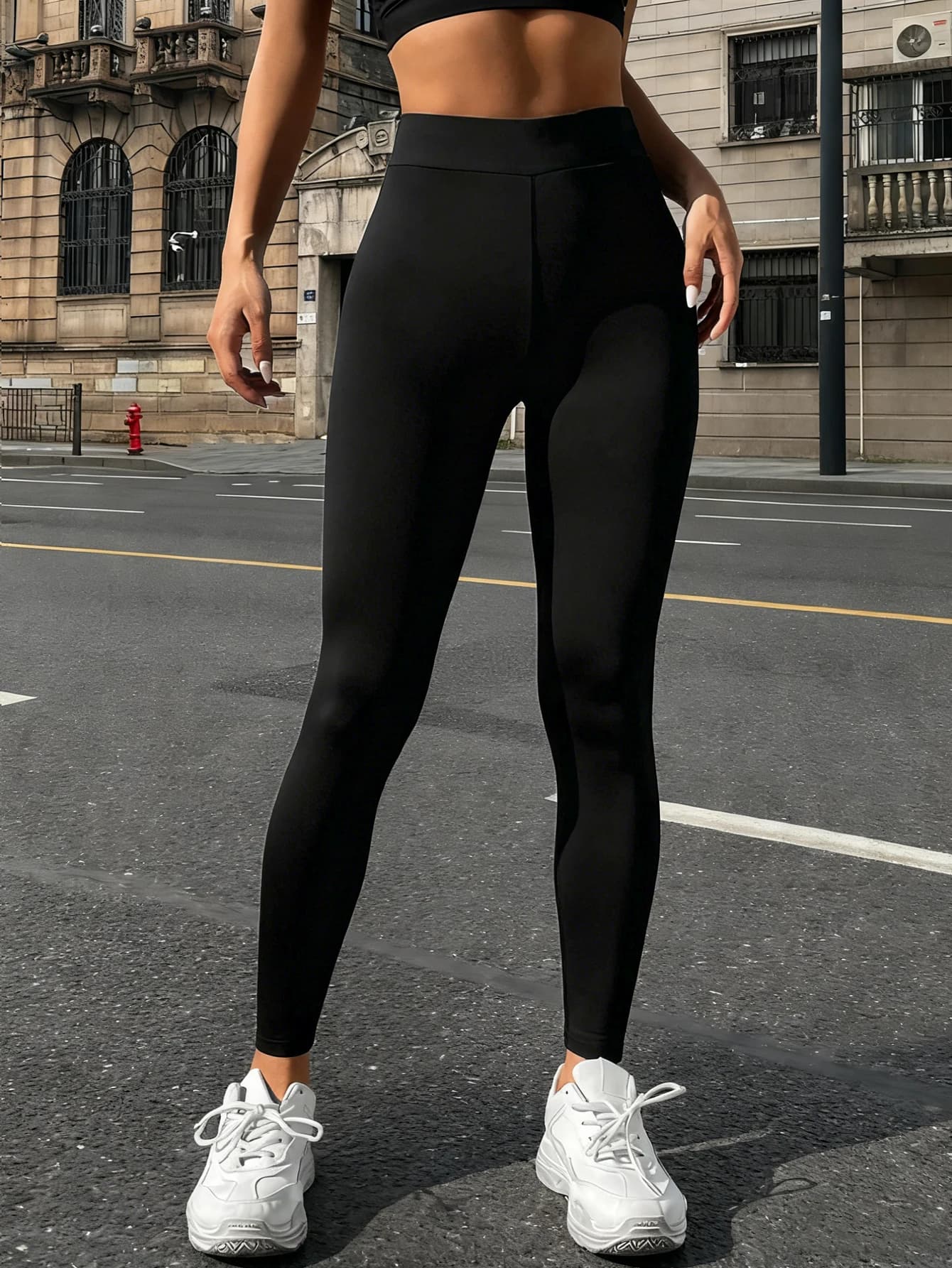 Leggings Yoga Donna a Vita Alta Effetto Push-Up, Elastici, Traspiranti, Contenitivi, per Allenamento, Corsa e Uso Quotidiano