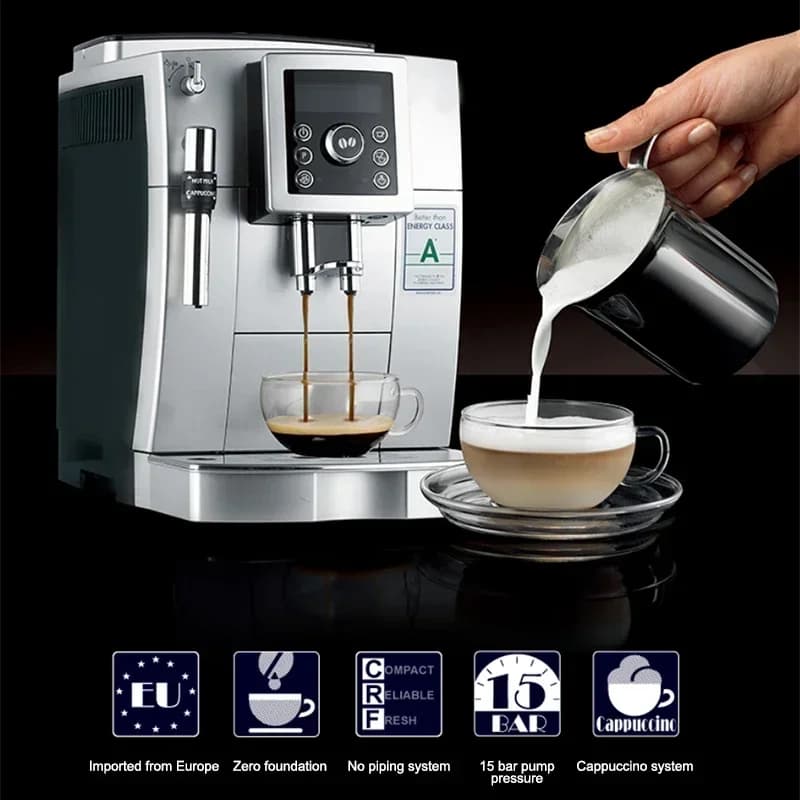 220v ECAM23.420 Coffee Machine Home Office Maker Automatic Italian Pump Milk Foam Machine