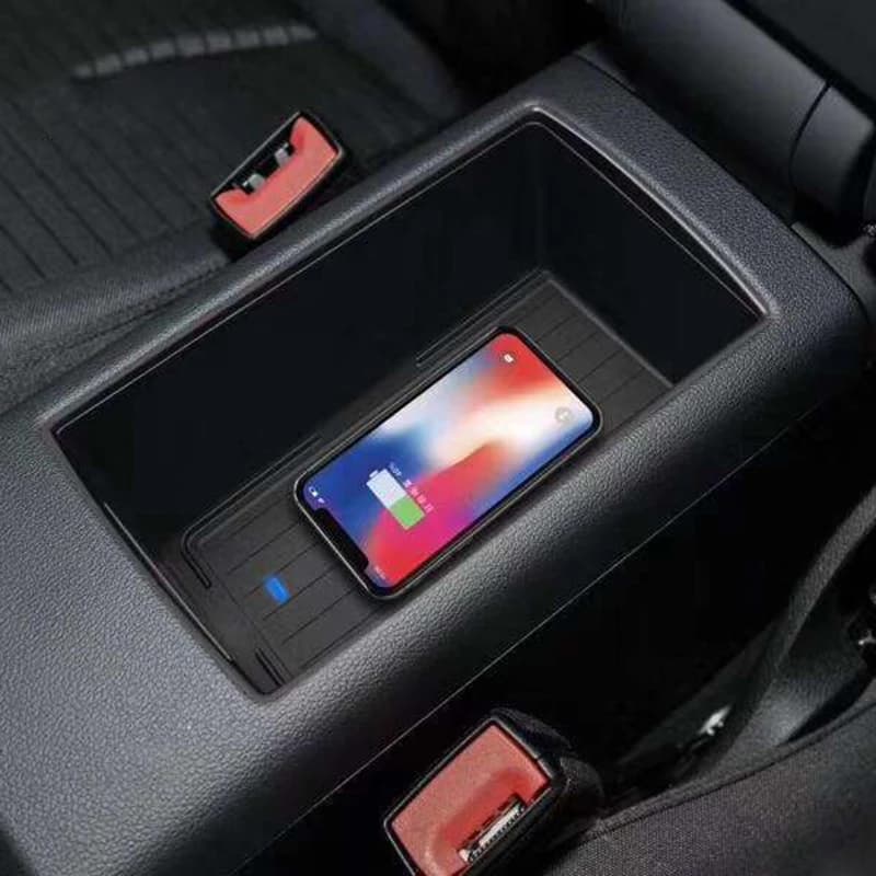 Caricabatterie wireless per auto 15w caricatore rapido per telefono pad di ricarica scatola bracciolo supporto di ricarica per Audi A3 8V S3 2014-2018