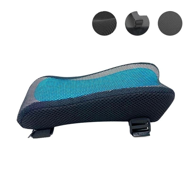 Cuscino per Braccioli Sedia da Ufficio in Memory Foam Premium, Supporto per Gomiti e Braccia, Antiscivolo in Velluto, Confortevole