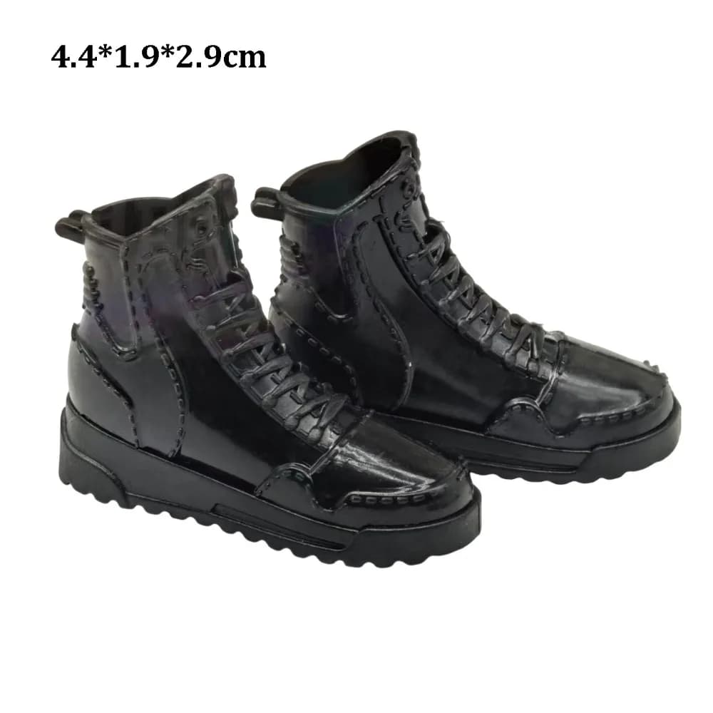 1Pair High Quality Fashion 1/6 Doll Shoes Plastic Multistyles Male Doll Boots Doll Casual Wear Shoes Fit Foot Length 2cm Dolls
