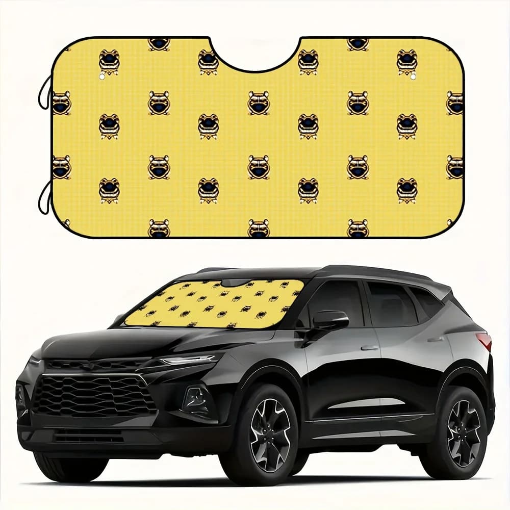 1 pz, Blocco del Calore Giallo Miele Api Auto Auto Parasole Anteriore Parabrezza Visiera Pieghevole Veicolo Blocker Raggi Copertura Dello Schermo di Calore