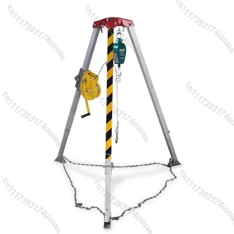 SJY‑10 Emergency Fire Rescue Tripod, Aluminum Alloy Lifting Bracket for Confined Space Operation