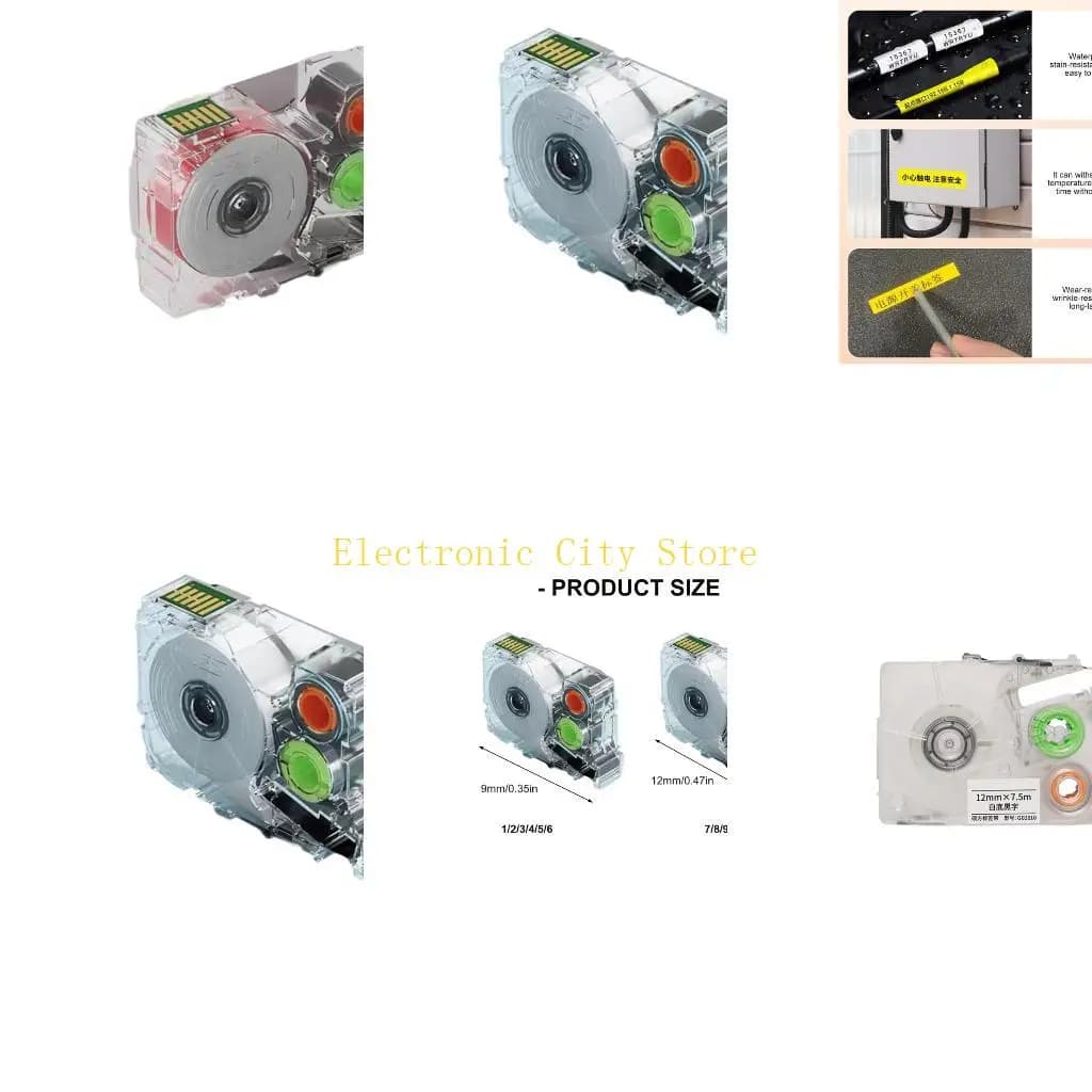 9/12 mm nastro etichettatura G15Mini Continuo Etichetta Continuota magazzino HU8D