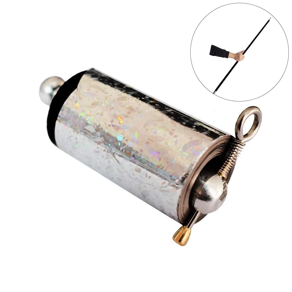 Bacchetta Magica Portatile Professionale, Accessorio Telescopico Divertente, Bastone per Arti Marziali, Bacchetta Magica in Metallo Tascabile