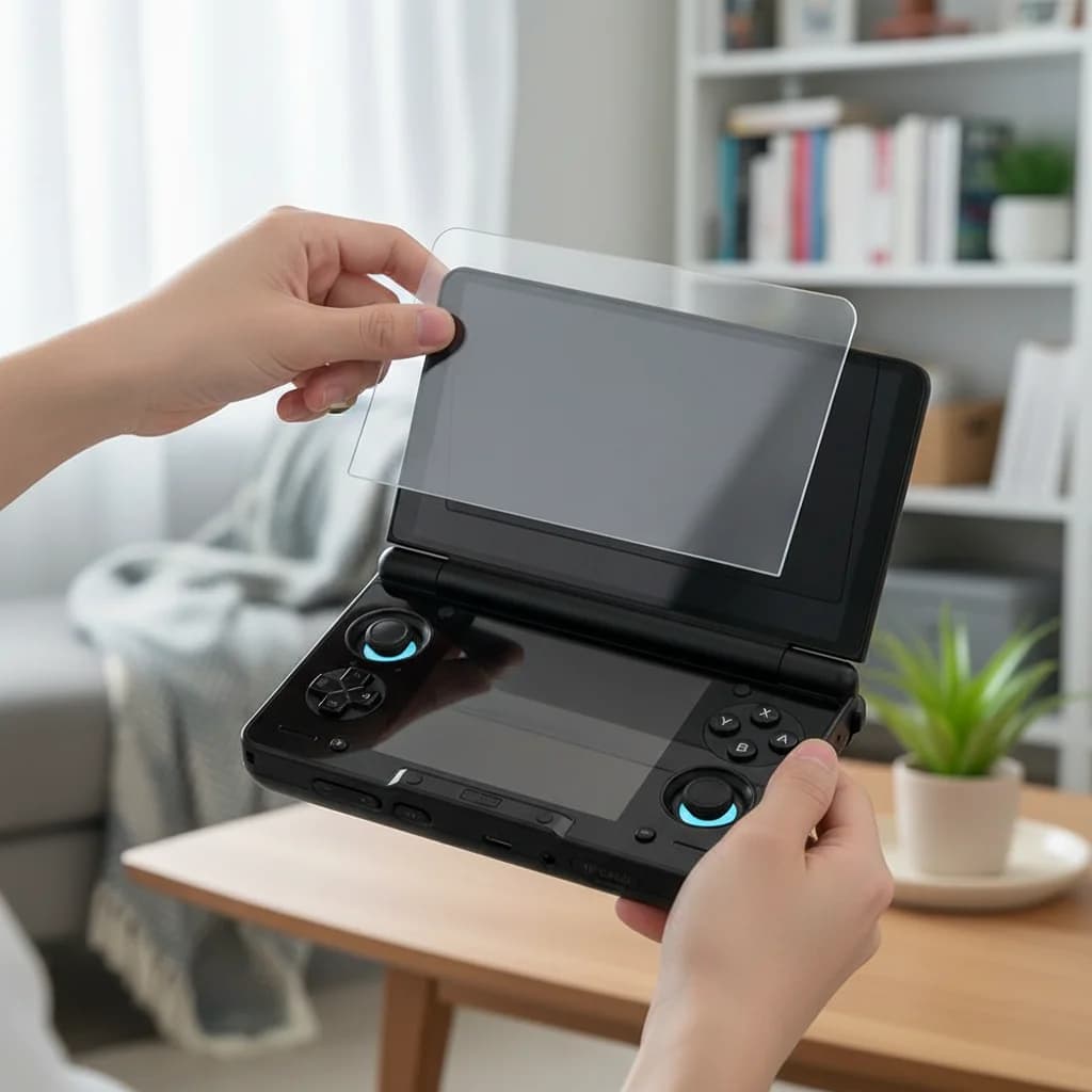 Per AYN THOR Protezione Schermo Antigraffio THOR Flip Dual Screen Game Console Protezioni in Vetro Temperato HD a Schermo Intero