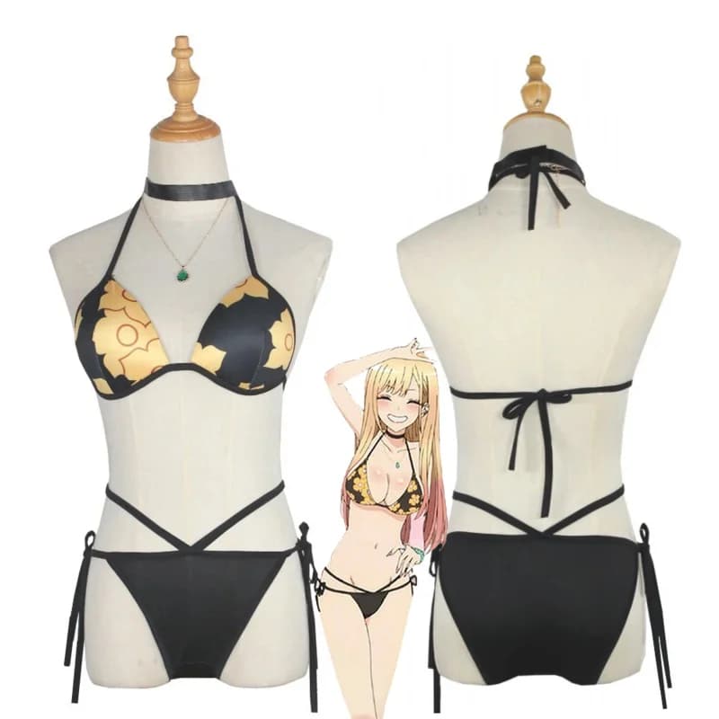 ♥ Nuovo Costume da Bagno Anime My Dress-Up Darling 2026, Kitagawa Marin Cosplay ♥ ♥ ★