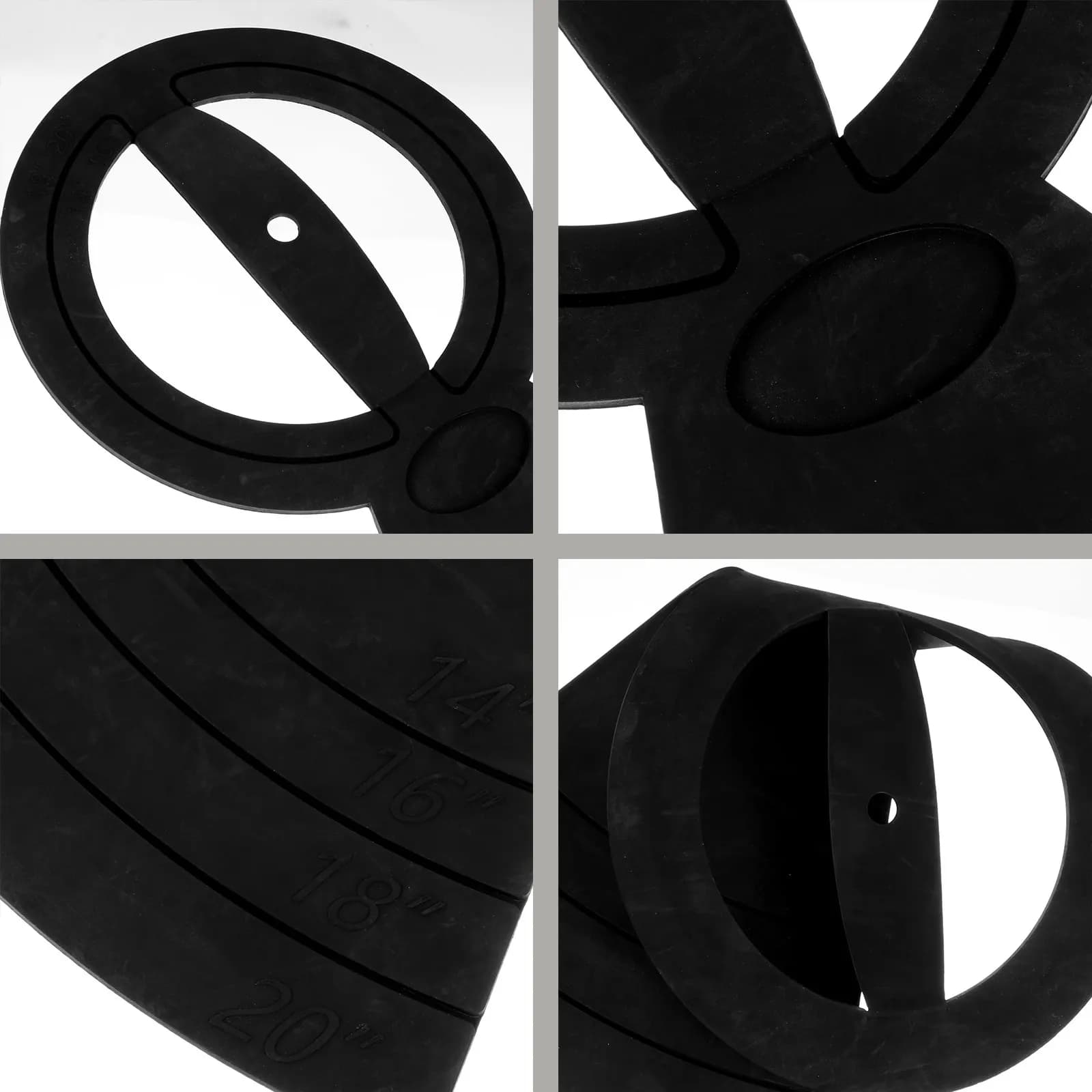 1Pcs Drum Mute Pad Cymbals Silencing Pad Stable Performance Long Service Time DIY Fit Different Size Cymbal Drum Mute Mat